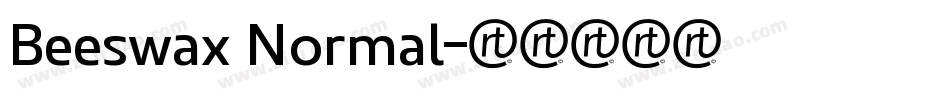 Beeswax Normal字体转换